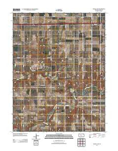 Russell SW Kansas Historical topographic map, 1:24000 scale, 7.5 X 7.5 Minute, Year 2012