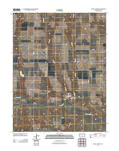 Russell Springs Kansas Historical topographic map, 1:24000 scale, 7.5 X 7.5 Minute, Year 2012