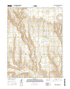 Russell Springs NE Kansas Current topographic map, 1:24000 scale, 7.5 X 7.5 Minute, Year 2015
