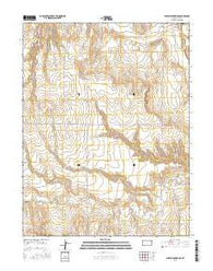 Russell Springs SE Kansas Current topographic map, 1:24000 scale, 7.5 X 7.5 Minute, Year 2015