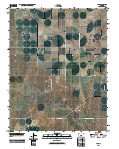 Ryus Kansas Historical topographic map, 1:24000 scale, 7.5 X 7.5 Minute, Year 2010