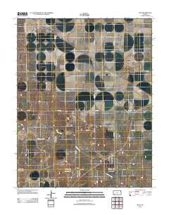 Ryus Kansas Historical topographic map, 1:24000 scale, 7.5 X 7.5 Minute, Year 2012