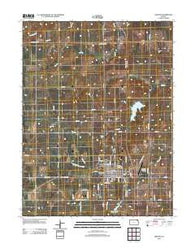 Sabetha Kansas Historical topographic map, 1:24000 scale, 7.5 X 7.5 Minute, Year 2012