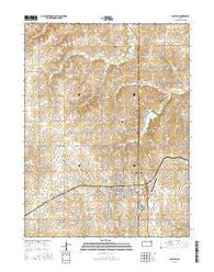 Sabetha Kansas Current topographic map, 1:24000 scale, 7.5 X 7.5 Minute, Year 2015