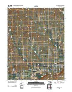 Saffordville Kansas Historical topographic map, 1:24000 scale, 7.5 X 7.5 Minute, Year 2012