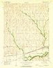 Saffordville Kansas Historical topographic map, 1:24000 scale, 7.5 X 7.5 Minute, Year 1957