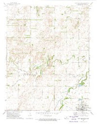 Saint John North Kansas Historical topographic map, 1:24000 scale, 7.5 X 7.5 Minute, Year 1972