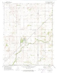 Saint John SW Kansas Historical topographic map, 1:24000 scale, 7.5 X 7.5 Minute, Year 1972
