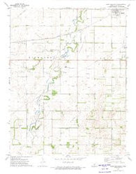 Saint John South Kansas Historical topographic map, 1:24000 scale, 7.5 X 7.5 Minute, Year 1972