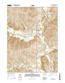Saint Benedict Kansas Current topographic map, 1:24000 scale, 7.5 X 7.5 Minute, Year 2015