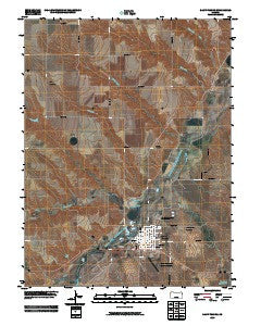 Saint Francis Kansas Historical topographic map, 1:24000 scale, 7.5 X 7.5 Minute, Year 2009