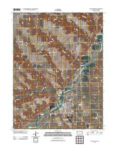 Saint Francis Kansas Historical topographic map, 1:24000 scale, 7.5 X 7.5 Minute, Year 2012