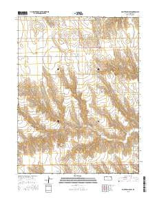 Saint Francis SW Kansas Current topographic map, 1:24000 scale, 7.5 X 7.5 Minute, Year 2015