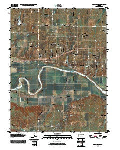 Saint George Kansas Historical topographic map, 1:24000 scale, 7.5 X 7.5 Minute, Year 2009