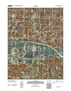 Saint George Kansas Historical topographic map, 1:24000 scale, 7.5 X 7.5 Minute, Year 2012