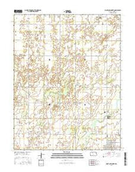 Saint John North Kansas Current topographic map, 1:24000 scale, 7.5 X 7.5 Minute, Year 2015