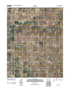 Saint Leo Kansas Historical topographic map, 1:24000 scale, 7.5 X 7.5 Minute, Year 2012