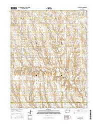 Saint Peter Kansas Current topographic map, 1:24000 scale, 7.5 X 7.5 Minute, Year 2015