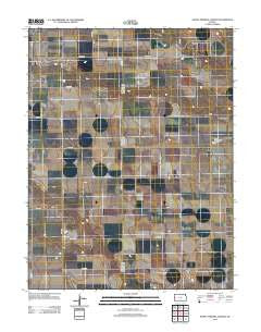 Sainte Theresa Church Kansas Historical topographic map, 1:24000 scale, 7.5 X 7.5 Minute, Year 2012