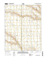 Sainte Theresa Church Kansas Current topographic map, 1:24000 scale, 7.5 X 7.5 Minute, Year 2015