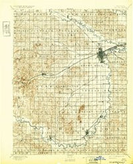 Salina Kansas Historical topographic map, 1:125000 scale, 30 X 30 Minute, Year 1892