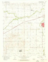 Salina SW Kansas Historical topographic map, 1:24000 scale, 7.5 X 7.5 Minute, Year 1955