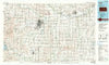 Salina Kansas Historical topographic map, 1:100000 scale, 30 X 60 Minute, Year 1990