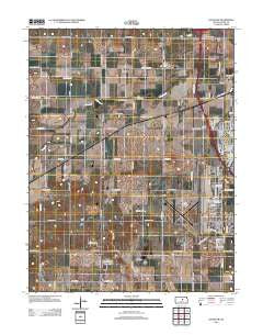 Salina SW Kansas Historical topographic map, 1:24000 scale, 7.5 X 7.5 Minute, Year 2012