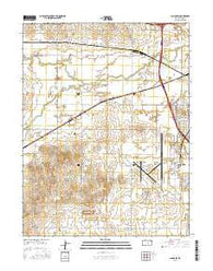 Salina SW Kansas Current topographic map, 1:24000 scale, 7.5 X 7.5 Minute, Year 2015