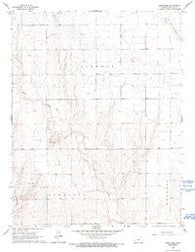Sand Creek Kansas Historical topographic map, 1:24000 scale, 7.5 X 7.5 Minute, Year 1966