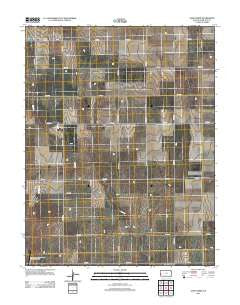 Sand Creek Kansas Historical topographic map, 1:24000 scale, 7.5 X 7.5 Minute, Year 2012