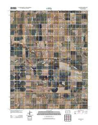Sanford Kansas Historical topographic map, 1:24000 scale, 7.5 X 7.5 Minute, Year 2012