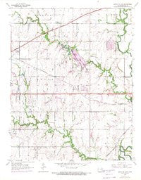 Santa Fe Lake Kansas Historical topographic map, 1:24000 scale, 7.5 X 7.5 Minute, Year 1955