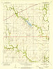Santa Fe Lake Kansas Historical topographic map, 1:24000 scale, 7.5 X 7.5 Minute, Year 1955