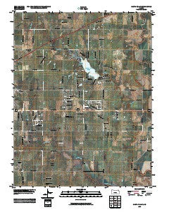 Santa Fe Lake Kansas Historical topographic map, 1:24000 scale, 7.5 X 7.5 Minute, Year 2009