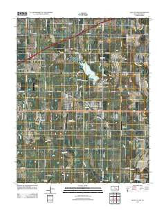 Santa Fe Lake Kansas Historical topographic map, 1:24000 scale, 7.5 X 7.5 Minute, Year 2012
