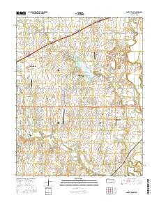Santa Fe Lake Kansas Current topographic map, 1:24000 scale, 7.5 X 7.5 Minute, Year 2015