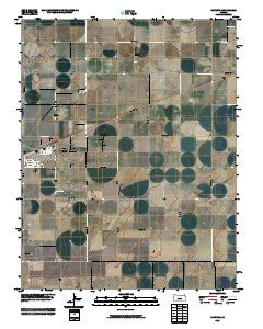Satanta Kansas Historical topographic map, 1:24000 scale, 7.5 X 7.5 Minute, Year 2010