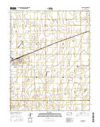 Satanta Kansas Current topographic map, 1:24000 scale, 7.5 X 7.5 Minute, Year 2016
