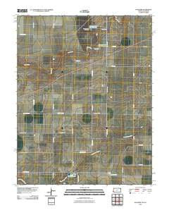 Saunders Kansas Historical topographic map, 1:24000 scale, 7.5 X 7.5 Minute, Year 2010