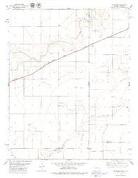 Saunders Kansas Historical topographic map, 1:24000 scale, 7.5 X 7.5 Minute, Year 1979