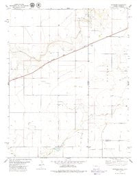 Saunders Kansas Historical topographic map, 1:24000 scale, 7.5 X 7.5 Minute, Year 1979