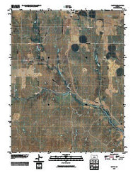 Sawyer Kansas Historical topographic map, 1:24000 scale, 7.5 X 7.5 Minute, Year 2009