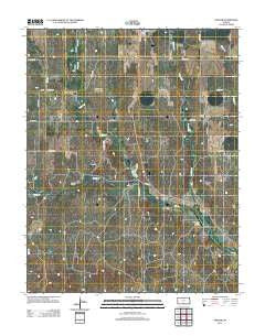 Sawyer Kansas Historical topographic map, 1:24000 scale, 7.5 X 7.5 Minute, Year 2012