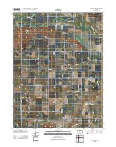 Scandia NW Kansas Historical topographic map, 1:24000 scale, 7.5 X 7.5 Minute, Year 2012