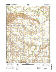 Scandia NW Kansas Current topographic map, 1:24000 scale, 7.5 X 7.5 Minute, Year 2016