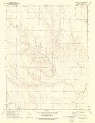 Scott City 4 NE Kansas Historical topographic map, 1:24000 scale, 7.5 X 7.5 Minute, Year 1974