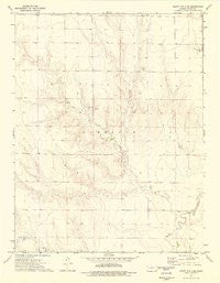 Scott City 4 NE Kansas Historical topographic map, 1:24000 scale, 7.5 X 7.5 Minute, Year 1974