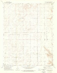 Scott City 4 NW Kansas Historical topographic map, 1:24000 scale, 7.5 X 7.5 Minute, Year 1974