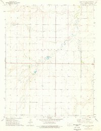 Scott City 4 SE Kansas Historical topographic map, 1:24000 scale, 7.5 X 7.5 Minute, Year 1974